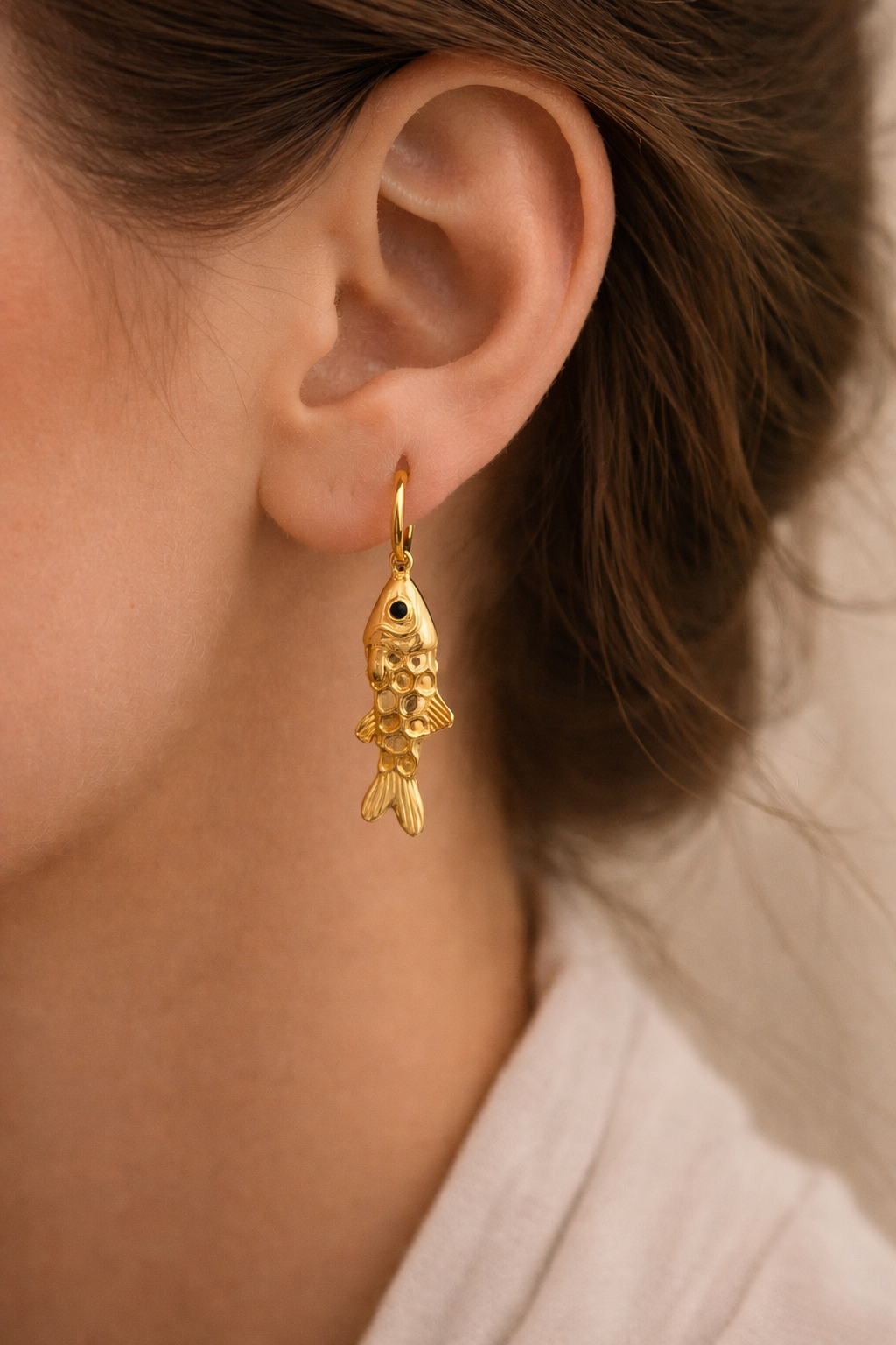 Boucles Poisson Doré