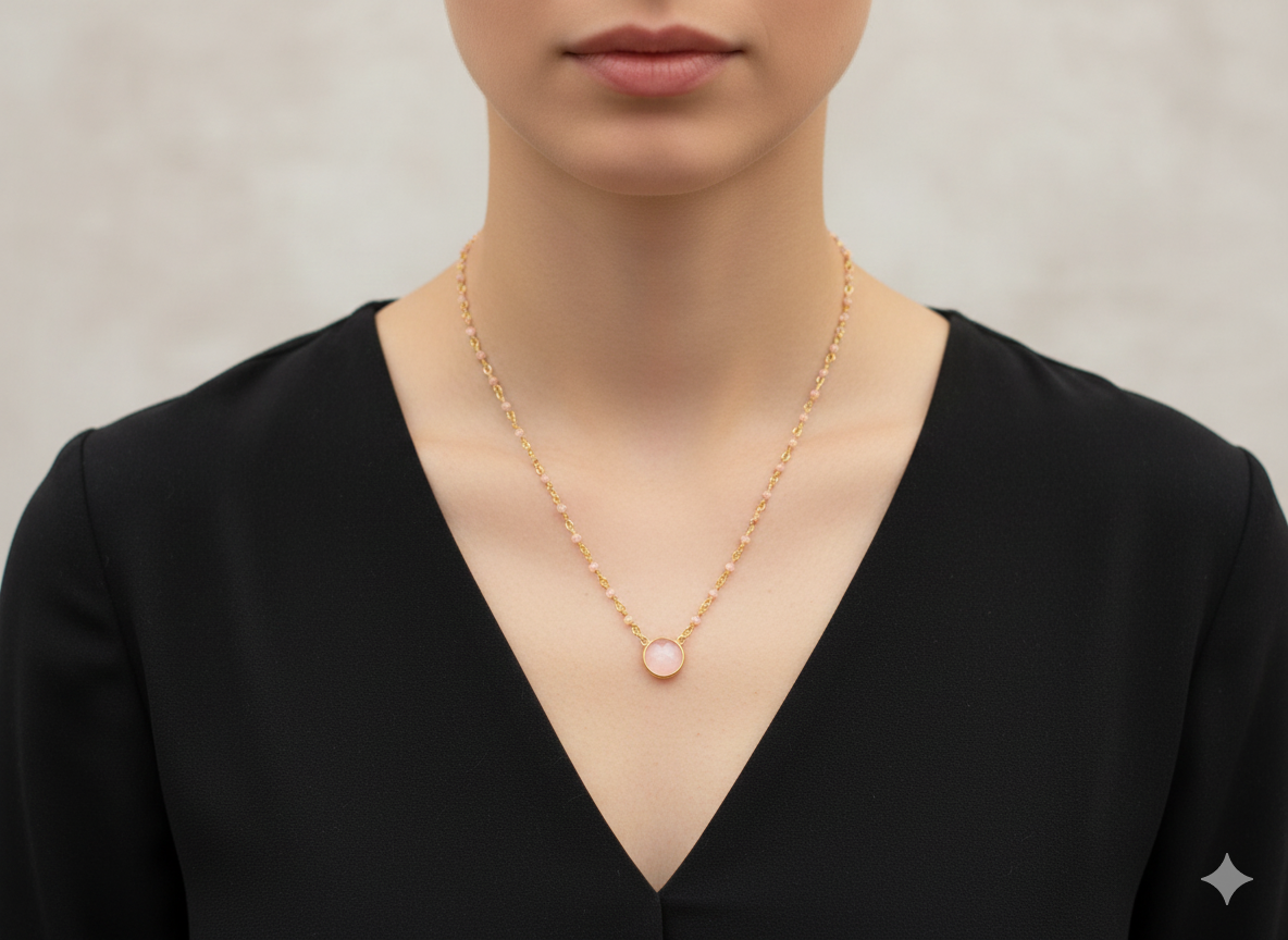 Collier Éclat Rosé