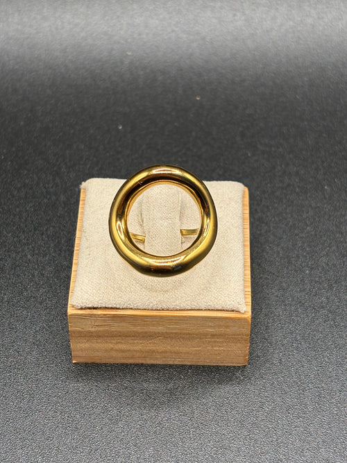 Bague Anneau Doré Minimaliste