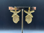 Boucles Étoile & Coquillage Doré