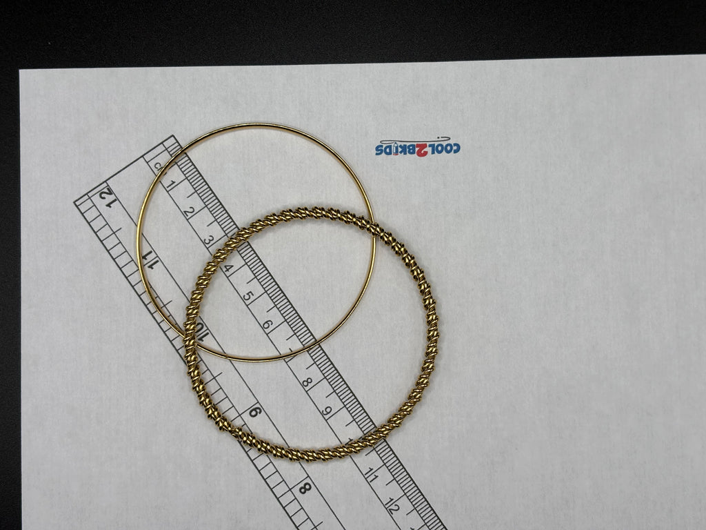 Bracelets Jonc Doré Torsadé – Lot de 4