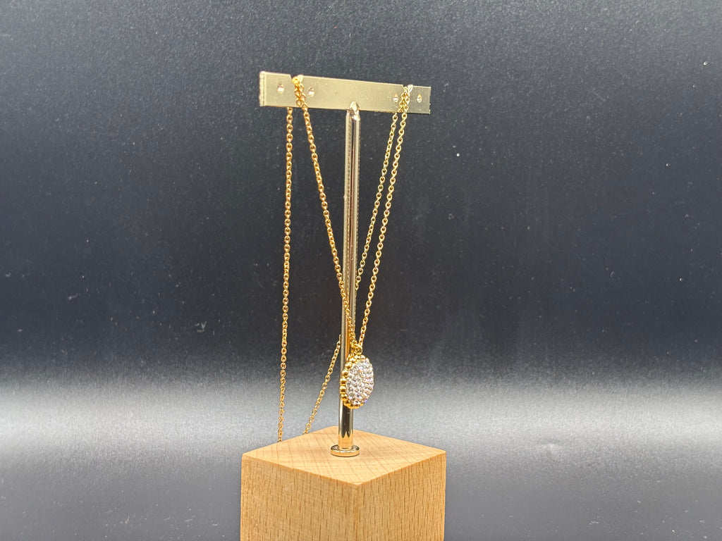 Collier Médaillon Éclat Doré