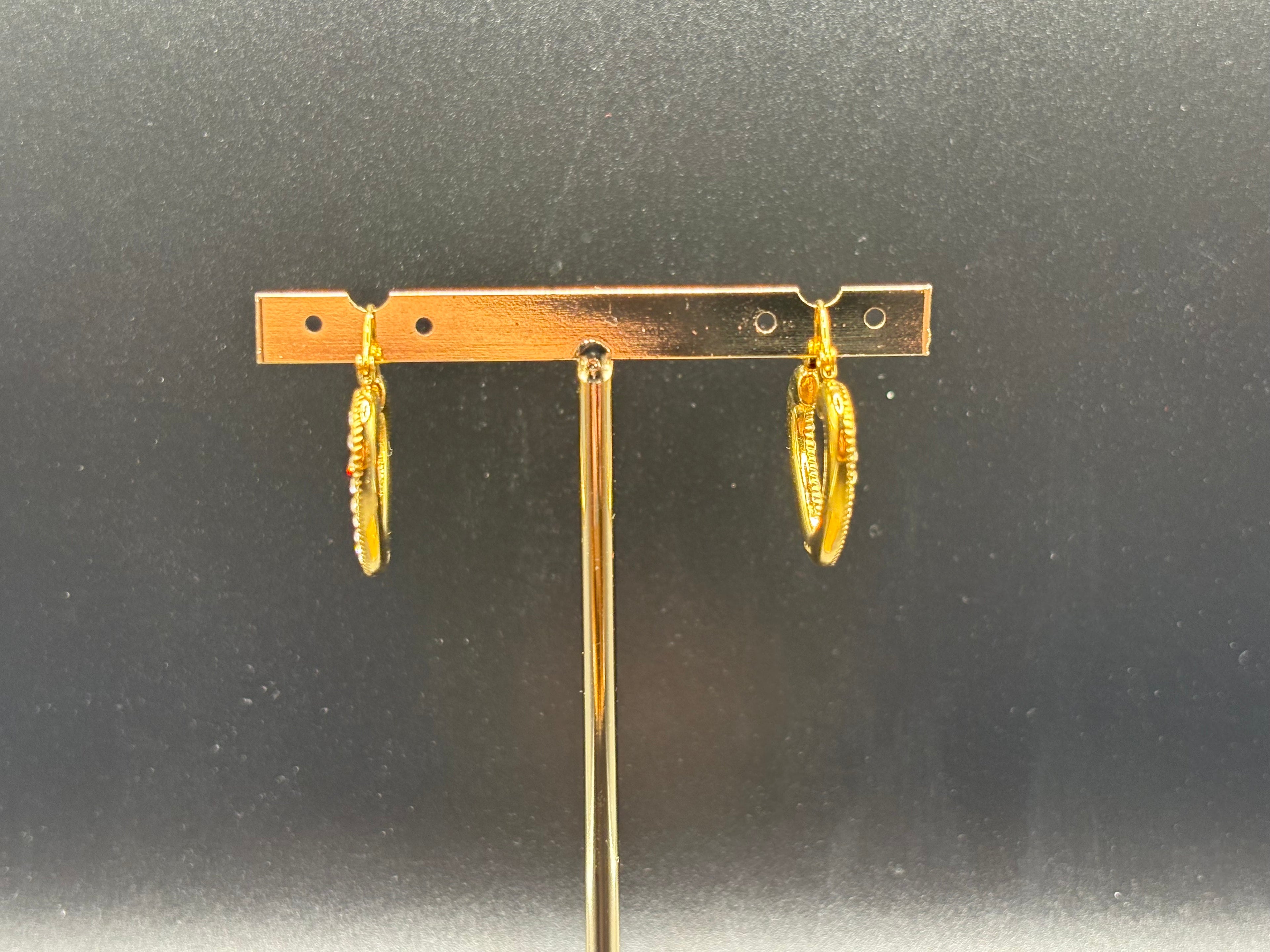 Boucles d’oreilles Cœur Éclat Doré