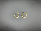 Boucles d’oreilles Cœur Éclat Doré