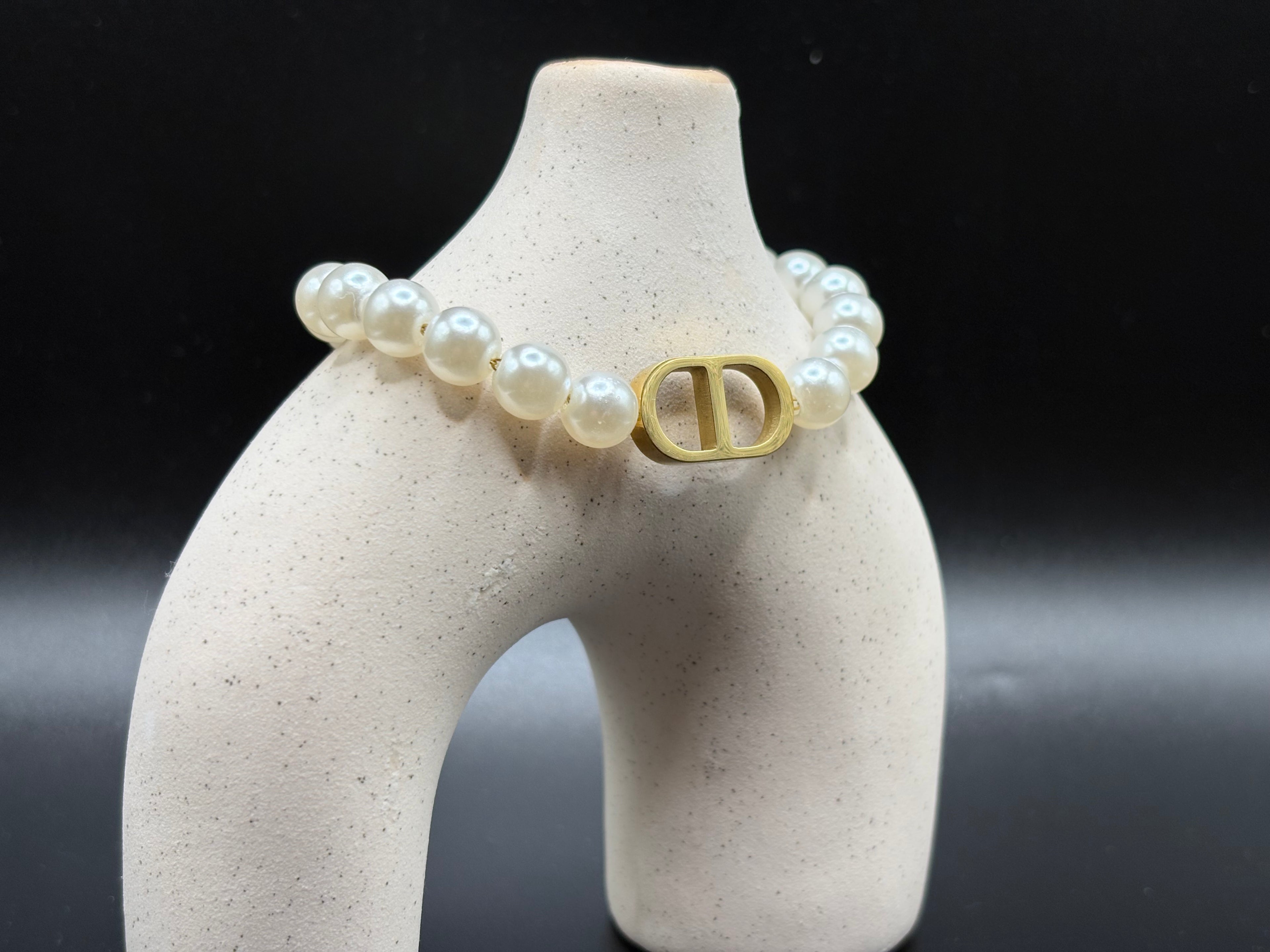 Bracelet Perles Élégance Dorée