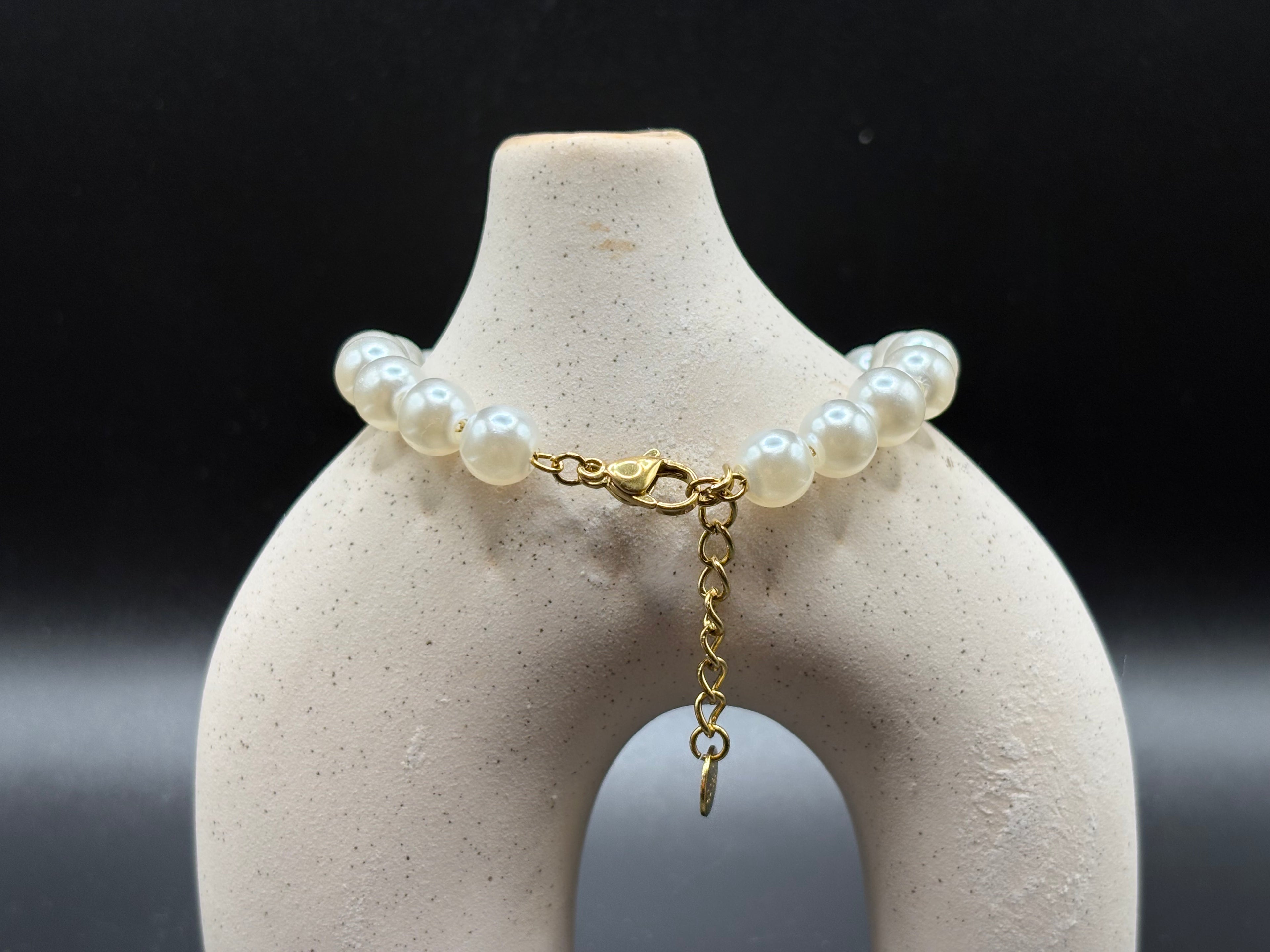 Bracelet Perles Élégance Dorée