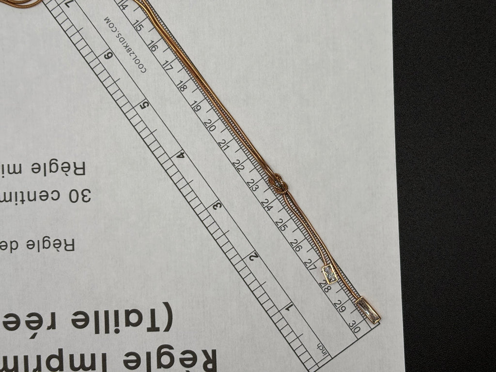 Collier Nœud Élégance – Finition Dorée