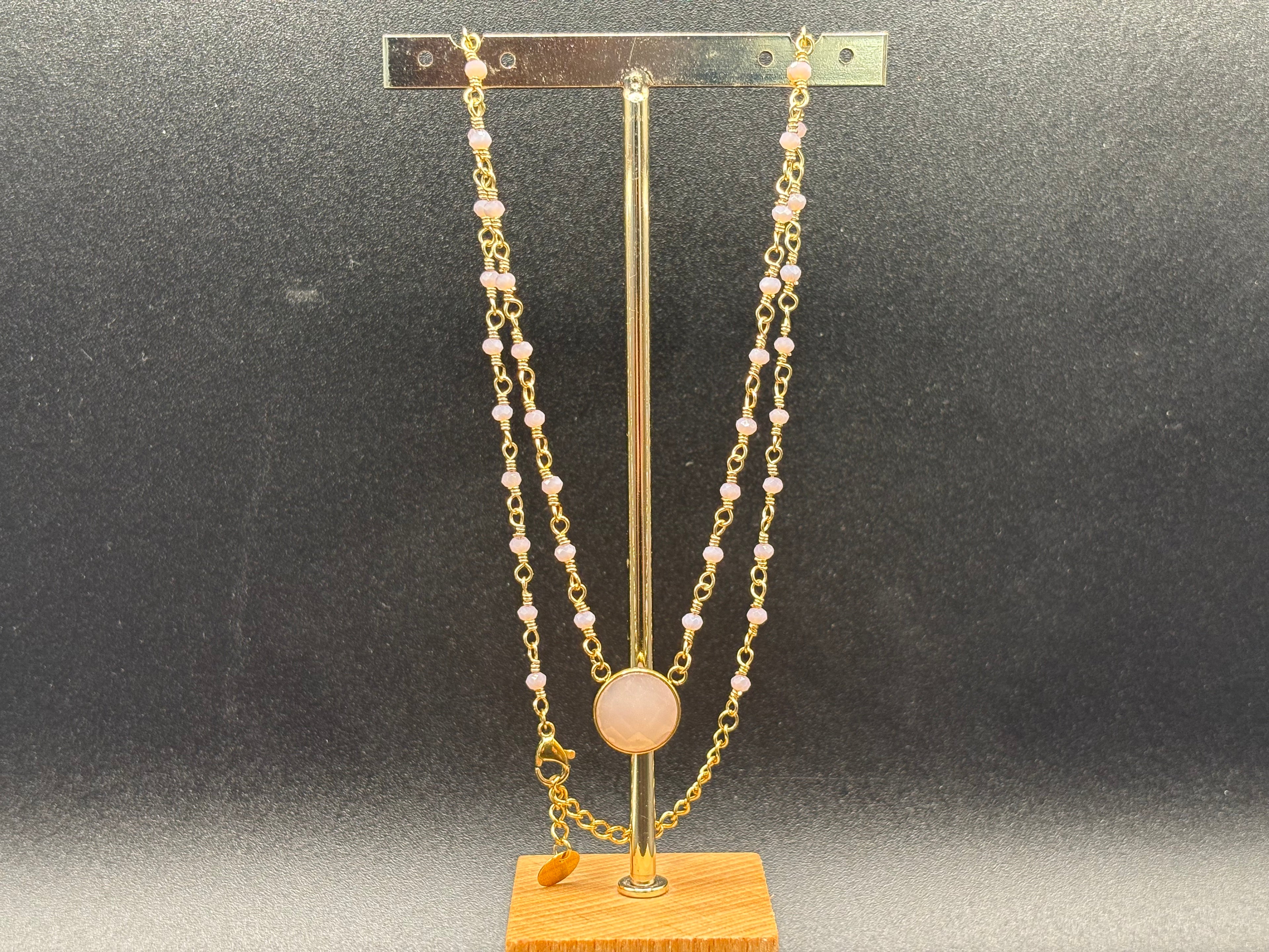 Collier Éclat Rosé