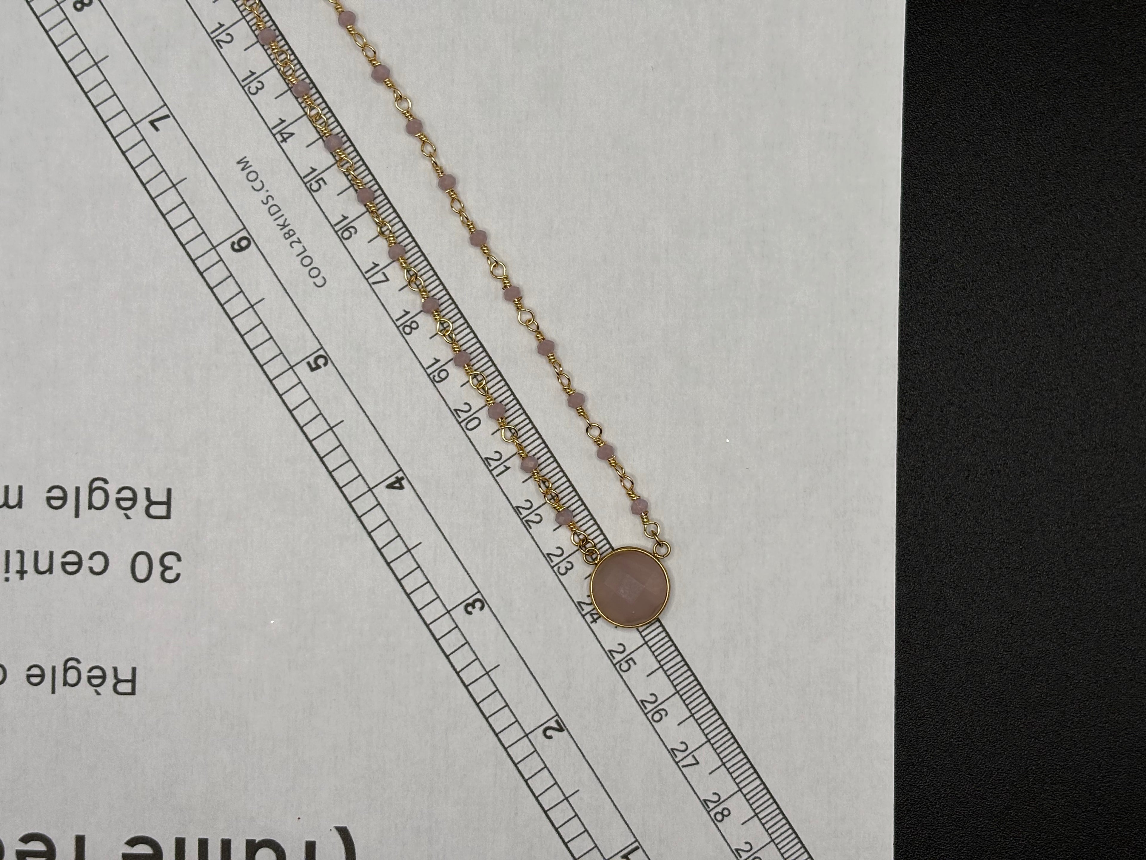 Collier Éclat Rosé