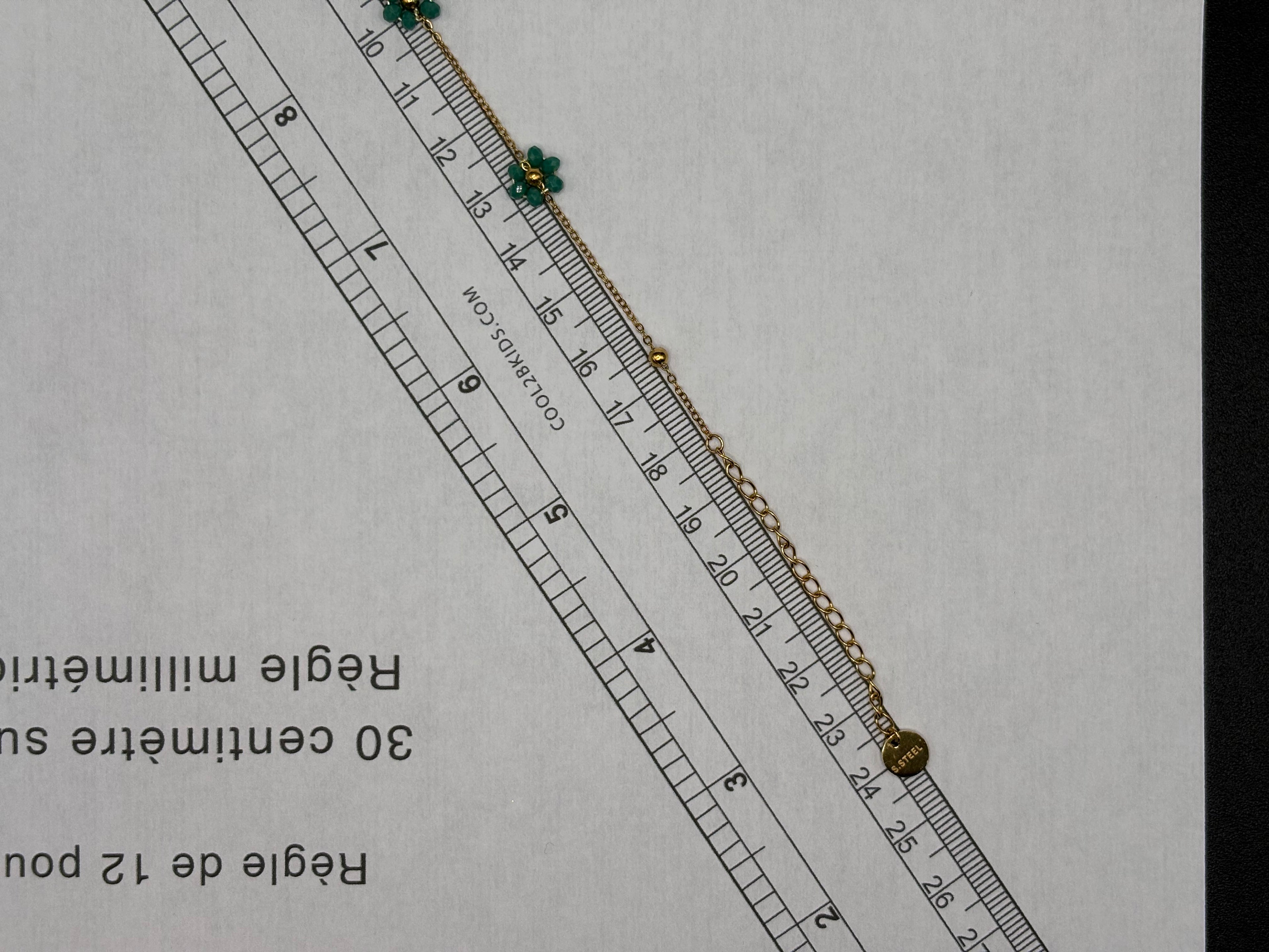 Bracelet Flora Émeraude