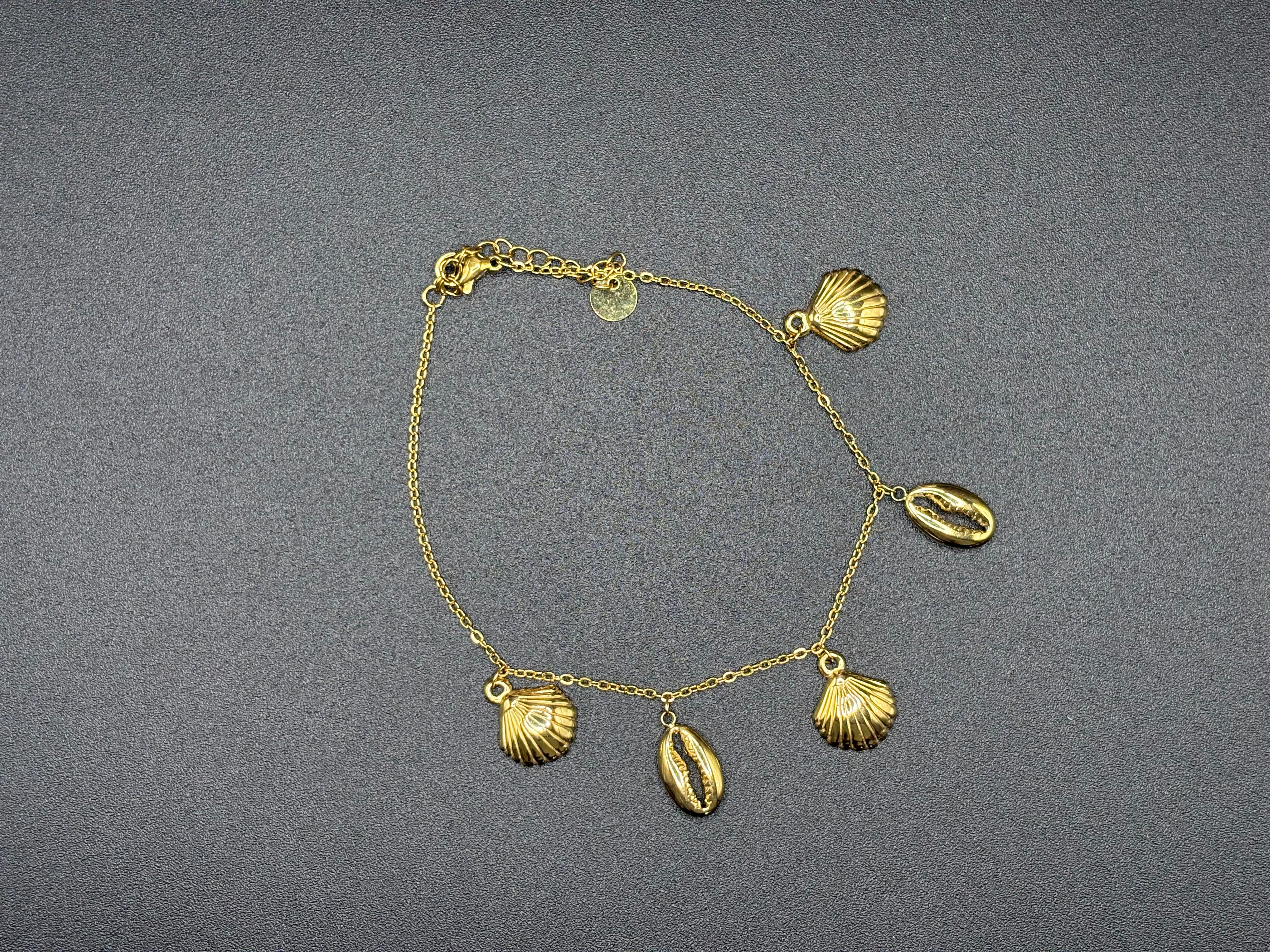 Bracelet Coquillages Dorés