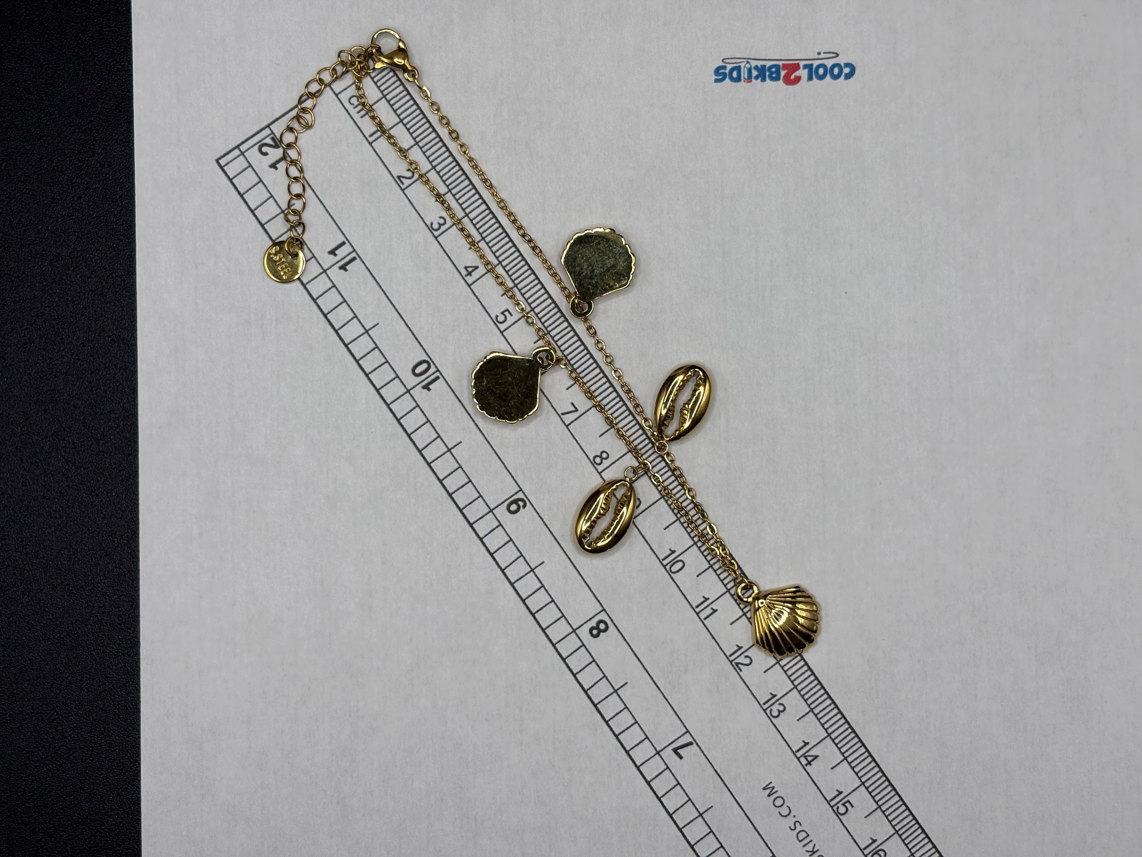 Bracelet Coquillages Dorés